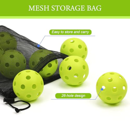 16 Pack Plastic Baseballs - Hollow Softballs for Lightweight Batting Practice - Indoor/Outdoor Training Balls