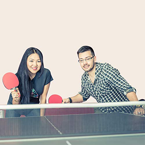 Table Tennis Nets, Retractable Ping Pong Net and Post with Clamps for Any Table, Adjustable Length 175 (max) x 14.5 cm