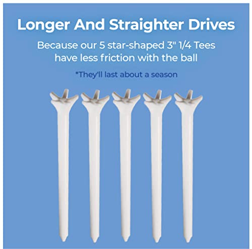 Tember Golf Divot Tool with Golf Ball Marker and Golf Tees 3 1/4 inch - Golf Gifts for Men - Golf Accessories for Women