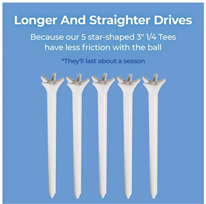 Tember Golf Divot Tool with Golf Ball Marker and Golf Tees 3 1/4 inch - Golf Gifts for Men - Golf Accessories for Women