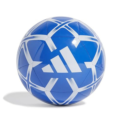 adidas Starlancer Club Soccer Ball - color: Blue/White, size: 3