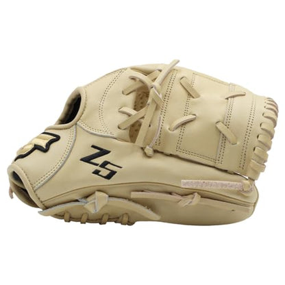 SSK Z5 Craftsman Youth Baseball Glove – 10.5” – 11” – 11.25” – 11.5” Right & Left Hand Throw - color: Camel - One-Piece Web, size: 11.5" - Right Hand Throw