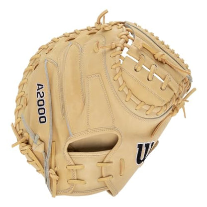 Wilson 2024 Classics Series A2000 Baseball Gloves - color: Blonde/Black, size: Catcher - 33.5"