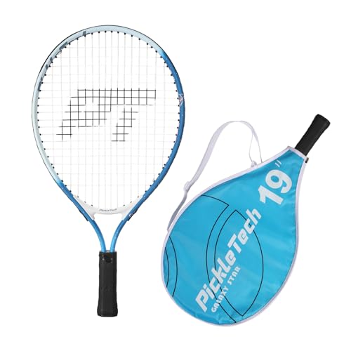 PICKLETECH Kids Tennis Racket for Junior Toddlers Starter Kit 17-25" Tennis Racquet for Girls and Boys with Carry Bag, Lightweight for Beginners