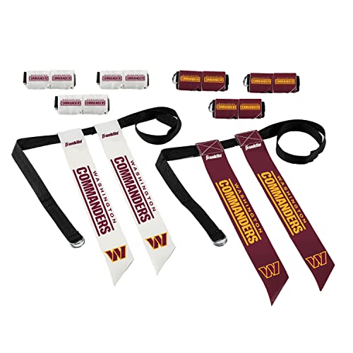 Franklin Sports NFL Team Flag Football Sets - Belts + Flags - Kids + Adults - Fits Up to 36" Waist - NFL Licensed