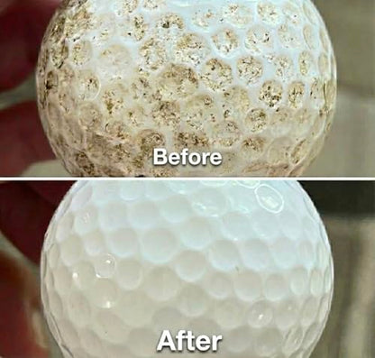 Wash-E: Electric Golf Ball Cleaner – Portable Motorized Washer, USB-C Rechargeable, Clips to Golf Bag – Premium Golf Gift