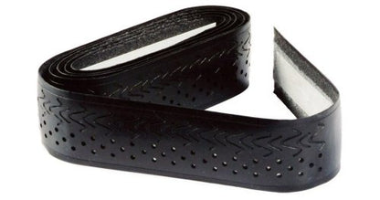 GAMMA Sports Tennis Racquet Ultra Cushion Replacement Grip – Contoured Multi Black with Textured Perforations for Enhanced Absorption, Comfort, and Control