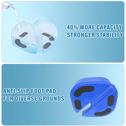 Westant Match Buddy Pickleball Trainer - Pickle Ball Practice Rebounder with 2 Balls, Pickleball Training Aids for Adults, Kids, for Self Practice - color: Blue