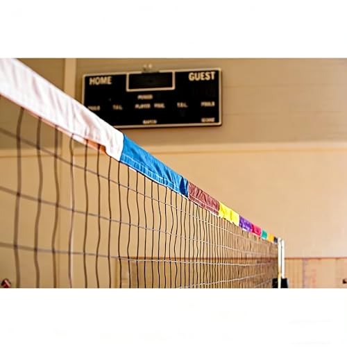 Volleyball Setter Training Tape – 9-Zone Net Target Strip, 29.5ft for Indoor, Beach & Backyard Practice