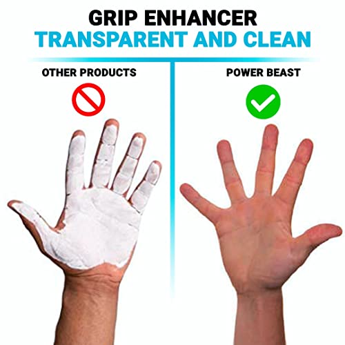 Non Sticky Grip Enhancer, Dry Hands, Transparent, Anti-Slip Solution, Dry Grip for Tennis, Golf, Pole Dancing, Gaming, and All Sports, 2 Ounce, 1 Bottle.