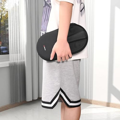 RLSOCO Table Tennis Paddle Case,Carrying Case for Ping Pong Paddles/Table Tennis Paddles/Hexagon Racquet Cyber Shape, Fits for 2 Paddles and 4 Balls (Bag Only)