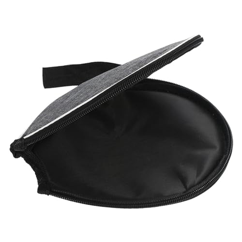 M METERXITY 2 Pack Ping Pong Paddle Cover - Table Tennis Racket Case Half Bag Apply to Storage Organize (Grey)