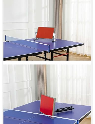 Table Tennis Rebound Board, Solo Practice Ping Pong Trainer with Adjustable Angles, Portable Desktop & Vertical Switchable Return Board for Home Office Gym Self-Study