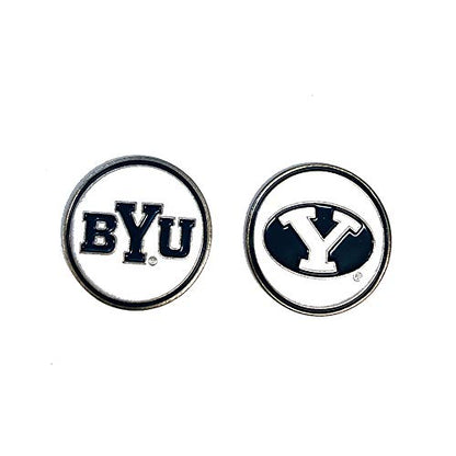 Divot Repair Tool Removable Magnetic Ball Marker-Best Divot Fixer - style: BRIGHAM YOUNG COUGARS