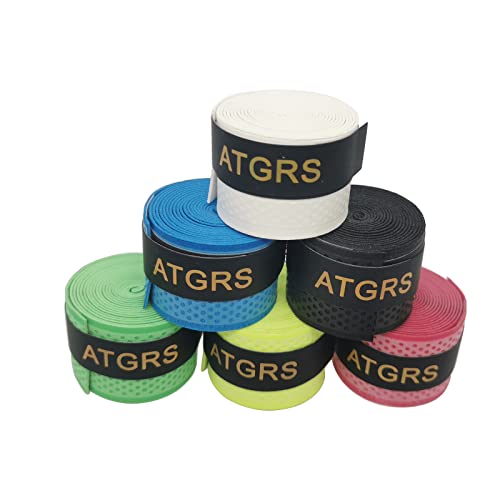 Tennis Grip Tennis Racket Grip Tape Absorbent Anti-Slip Tennis Overgrip for Tennis Badminton Pickleball Racquet Handle Overgrips and Overwraps, Embossed Surface - color: 6 Mixcolor B