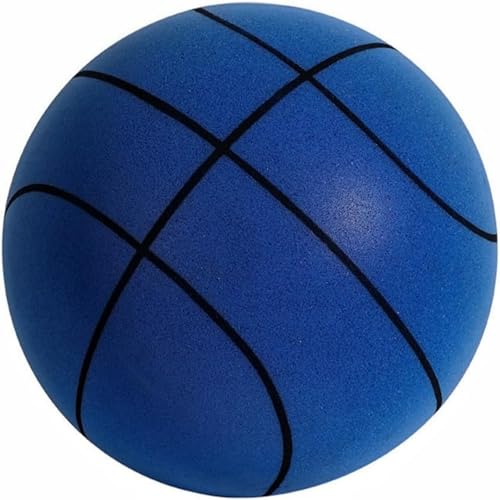 Silent Basketball Size 7 2026 New Silent Basketballs Foam Indoor Basketball Quiet basketballs Dribbling Noiseless for Training & Play No Noise Basketballs for Various Indoor Activities - color: 02 Blue, size: 7