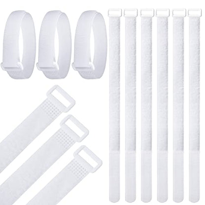 30 Pcs Goal Net Straps Soccer Attachment Trap White for Holding Nets to The Goal Posts for Boys Kids Training 14 x 0.8 Inch - style: Stylish Style