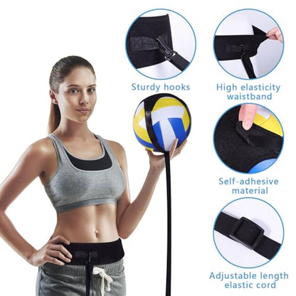 Volleyball Training Equipment Aid, Ball Rebounder Trainer Kit, Volleyball Serving Trainer and Practice Equipment for Spiking Setting, Gifts for Teen Girls & Boys