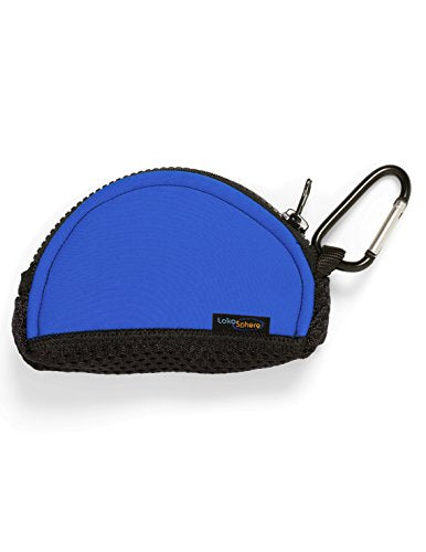 Mouthguard Case with Carabiner Clip - color: Royal