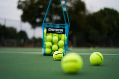 GAMMA Sports Pressureless Tennis Balls Box - Ideal for Practice, Teaching, and Training with High-Visbility Felt - Indoor and Outdoor Court Play - 48 and 75 Pack Sizes - style: Box of 48