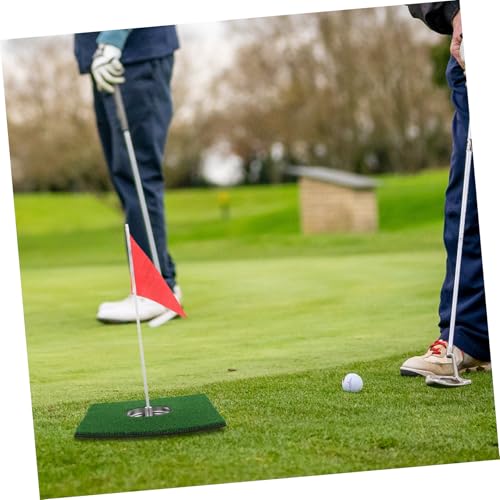 LIOOBO Thickened Putting Cup Hole Golf Training Aid Cups Flags Portable Golf Ball Training Aid for Indoor Practice