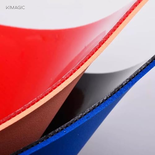 Friendship 729 Table Tennis Rubber for Training, Beginners, and Advanced Players - color: 03 Red - Hardness 42