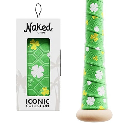 Naked Grips Iconic Collection | 1mm Baseball & Softball Bat Grips - color: Shamrock