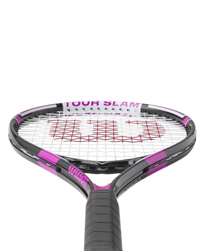 Wilson Tour Slam Adult Tennis Racquet - color: Black/Pink