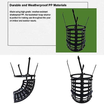 Basketball Return Attachment for Quick Ball Return - Enhance Shooting Practice Efficiency