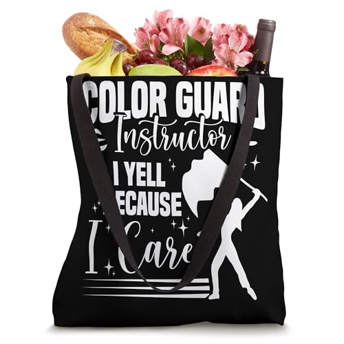 Color Guard Instructor Practice Winter Guard Coach Tote Bag