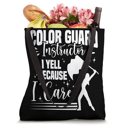 Color Guard Instructor Practice Winter Guard Coach Tote Bag