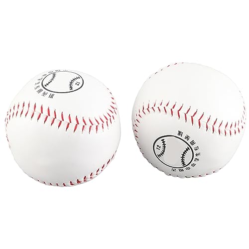 Sports Accessory, 12 Inch 2Pcs Softball Ball, for Game Softball Training Daily Practice