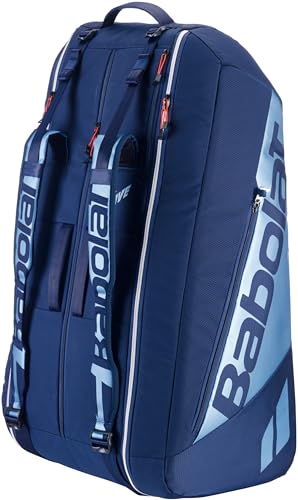 Babolat Pure Drive Racquet Holder 12-Pack 11th Gen Tennis Bag (Navy Blue)