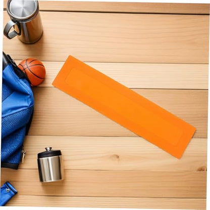 VICASKY 2pcs Baseball Training Markers Portable Flat Agility Discs Orange Rectangular Boundary Spots for Baseball Coaching and Field Drills