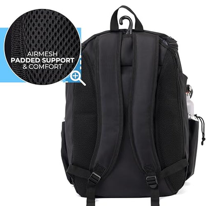 Athletico Pro 42L Pickler Pickleball Backpack (Blue) - color: Blue