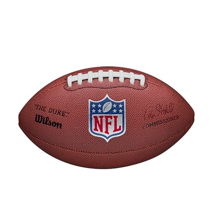 WILSON NFL Authentic Footballs - The Duke - color: Brown, size: Official, style: Replica