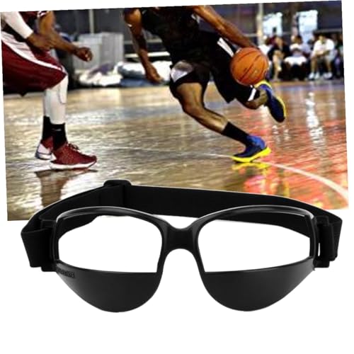 Basketball Glasses Low Head Training Aid Goggles Black Comfortable Soft Plastic Adjustable