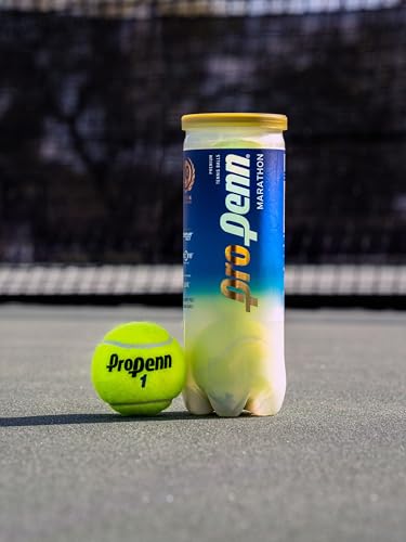 Pro Penn Marathon XD High Altitude Tennis Balls - Extra Duty Felt Pressurized Tennis Balls - 1 Can, 3 Balls - size: 1.5"