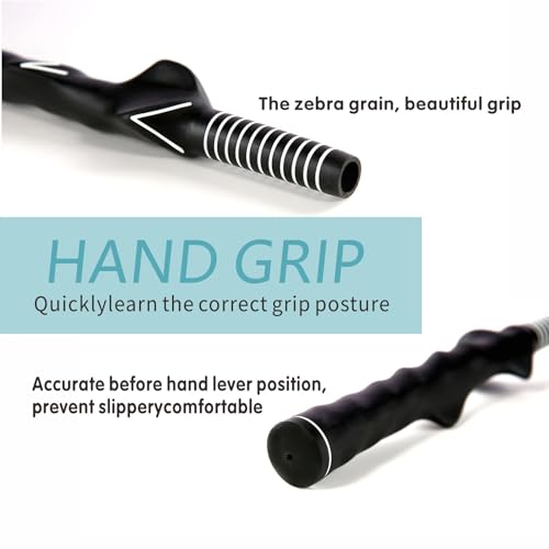 2Pcs Right-Handed Golf Grip Trainer – Golf Grip Training Aid for Beginners, Women & Kids – Essential Grip Trainer Golf Kit to Master Correct Grip Posture and Improve Swing