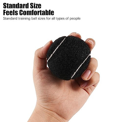 GKK 27 Pack Tennis Balls,Training Tennis Ball Pressure-Less Practising Bulk Tennis Balls for Youth/Beginners/Pet Dogs High Altitude Playing Balls - color: BLACK