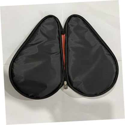 BESTonZON Table Tennis Racket Storage Case Gourd Shape Lightweight Fixed Bag with Ball Holder Protective Paddle Organizer for Daily Matches and Games