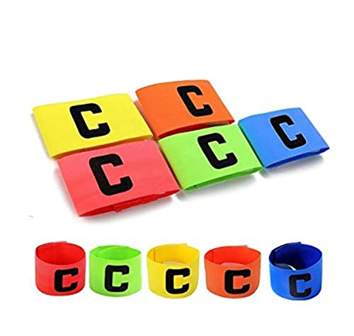Football Soccer Captain's Armbands Captain Armband Special Custom Size for Kids and Youth - color: ‎Yellow,Orange,Red,Green,Blue