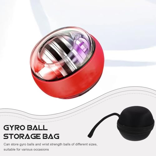 Kisangel Gyro Ball Storage Bag, Strengthener Wrist Ball Case Yoyo Storage Case for Portable Eva Material Protective