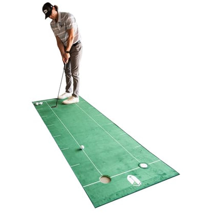 The Indoor Golf Shop SIG LITE Putting Green - Professional-Grade, Indoor Practice Putting Mat - Realistic Feel - Easy Storage