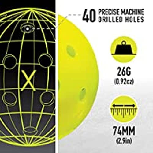 Franklin Sports Portable Outdoor Pickleball Net - Regulation Size 22' Foot Net with Travel Bag - style: Net with Paddles/Balls