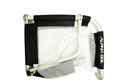 Alpha Goal - The Original All Aluminum Folding Goal with Carry Bag. Pro Grade Quick Folding Aluminum Folding Goal Bag inlcluded. Sizes 4'x2.5', 5'x3', 6'x4'. - color: Black, size: 4x2.5