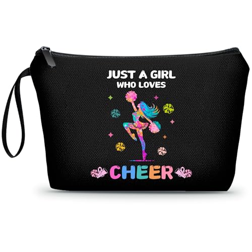 Cheerleader Gifts,Cheerleading Gifts for Girls,Cheer Bags for Cheerleaders,Woman Gifts for Birthday,Gifts for Teen Girls,Cheer Makeup Bag,Makeup Bags for Women,Gifts for Friends Female,Cheer Stuff - color: Cheer-H