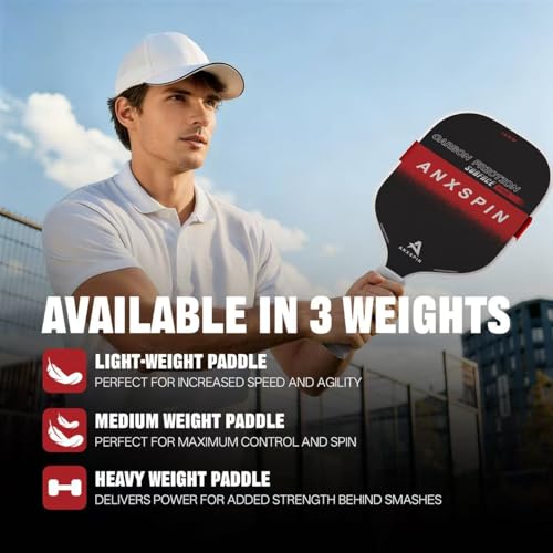 T700 Carbon Fiber Pickleball Paddle, 16mm Thermoformed Foam Core, Textured Spin Surface, 8.8 oz Elongated Paddle for Power, Control and Stability