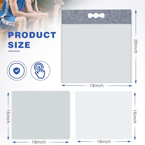 Drydiet Basketball Shoe Traction Mat 30 Sheets for Shoes with 15" x 18" Replaceable Sheets Basketball Portable Traction Pad Grip Enhancer Non Slip Mat for Sports Courts Gym