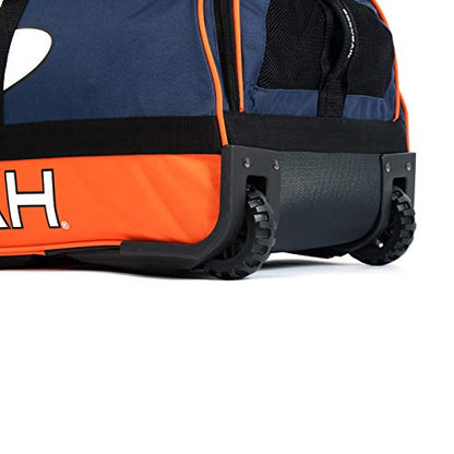 Boombah Brute Rolling Bat Bag - 35" x 15" x 12-1/2" - Multiple Color Options - Holds 4 Bats and Room for Gear - Wheeled Bag